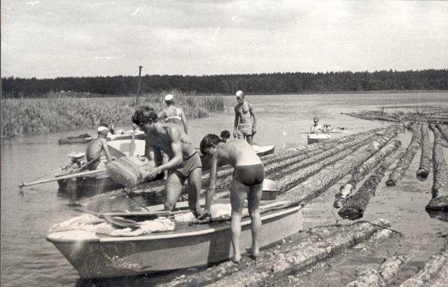 Spływ na Mazurach 1971